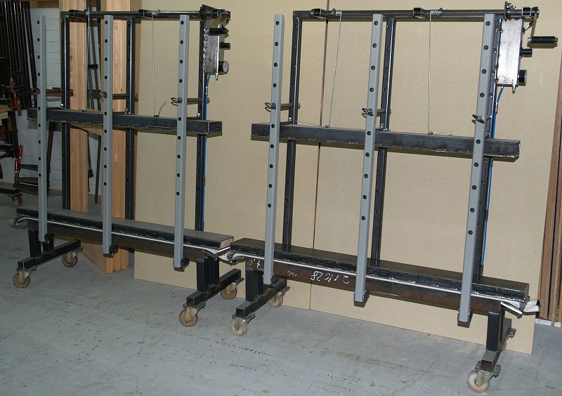 Two Wood Laminating Presses